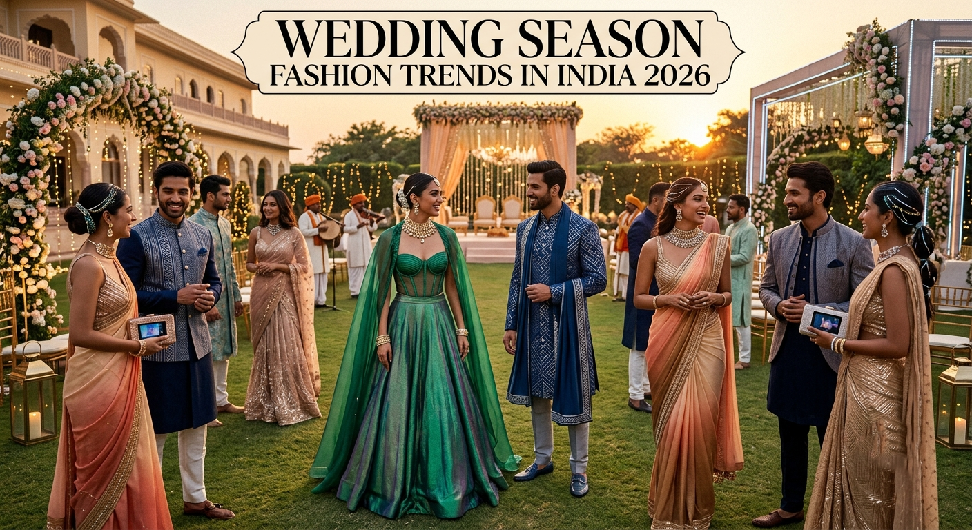 Wedding season fashion trends in India 2026